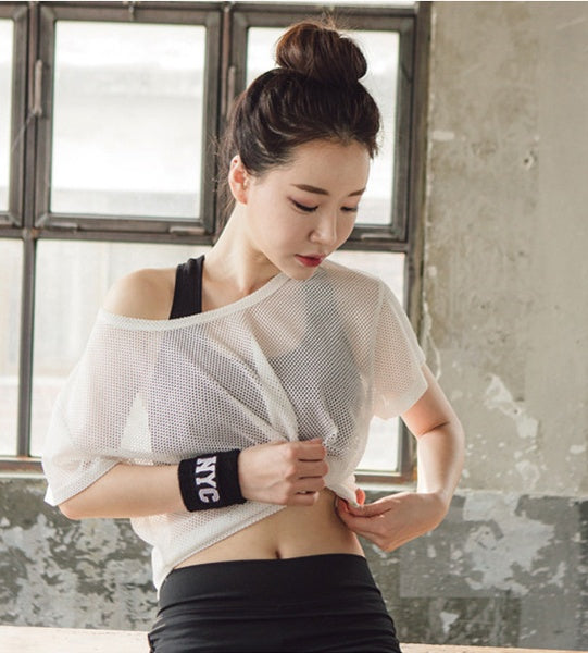 Breathable Fitness Tops for Women