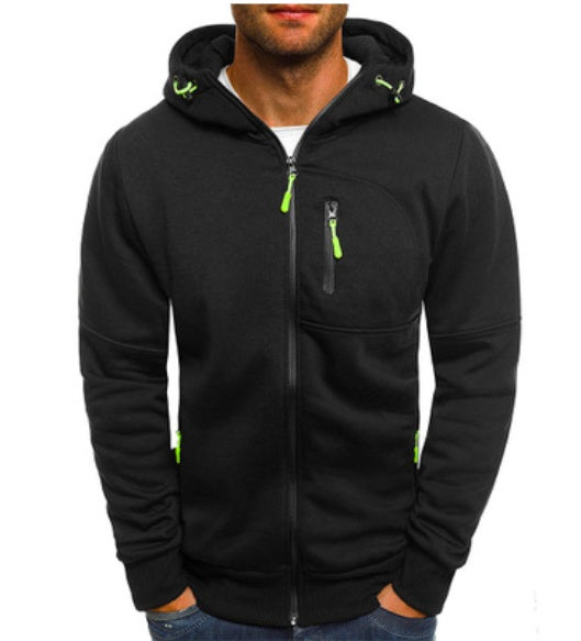 Men Hoodie Cotton Jacket